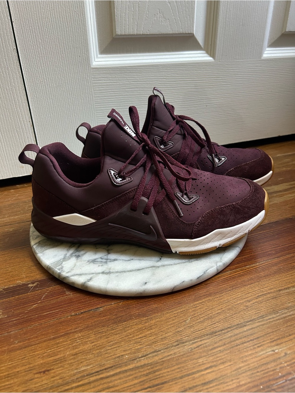 Nike Men’s Zoom Training Maroon Sneakers - M10.5